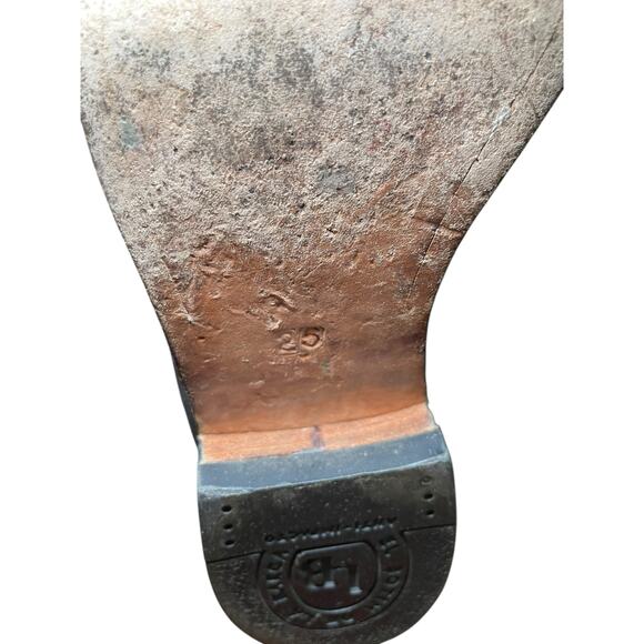 La Barca Men Western Ankle Boots Black Leather Rodeo Cowboy Boots MX 25 US Men 7 - Picture 7 of 12